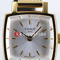 Tissot Tissot Lovely Square T058.109.33.031.00 кварцевые женские часы часы крупный план серебристый циферблата