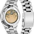 Citizen Citizen Tsuyosa NJ0150-81Z механические мужские часы часы, крупный план желтый циферблат