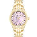 Anne Klein Anne Klein Metals 5490MVGB  5490MVGB кварцевые женские часы розовый циферблат, браслет сталь с ip покрытием — вид спереди