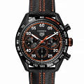 TAG Heuer TAG Heuer Carrera X Porsche Orange Racing CBN2A1M.FC6526  CBN2A1M.FC6526 механические мужские часы  черный циферблат, браслет кожаный — вид спереди