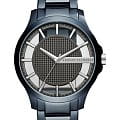 Armani Exchange Armani Exchange Hampton AX2401  AX2401 кварцевые мужские часы серый циферблат, браслет сталь с ip покрытием — вид спереди