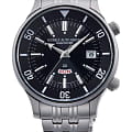 Orient Orient Revival RA-AA0D01B  RA-AA0D01B механические мужские часы синий циферблат, браслет нержавеющая сталь — вид спереди
