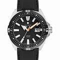 Wainer Wainer Sport WA.10922-A  WA.10922-A кварцевые мужские часы черный циферблат, браслет силикон — вид спереди