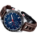 Tissot Tissot PRS 516 Chronograph T100.417.16.041.00, t-sport швейцария мужские часы на браслете кожаный боковой вид