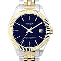 Timex Timex Waterbury Legacy TW2V31600  TW2V31600 кварцевые женские часы  синий циферблат, браслет нержавеющая сталь с pvd-покрытием — вид спереди