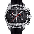 Certina Certina DS Cascadeur C003.617.27.050.00  C0036172705000 кварцевые мужские часы черный циферблат, браслет каучук — вид спереди