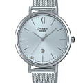 Casio Casio Sheen SHE-4539SM-2A  SHE-4539SM-2A кварцевые женские часы серебристый циферблат, браслет сталь с ip покрытием — вид спереди