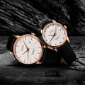 Mido Mido Baroncelli Chronometer M027.408.36.031.00 механические мужские часы часы крупный план белый циферблата