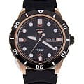 Seiko Seiko 5 Sports SRP680K1S  SRP680K1S механические мужские часы черный циферблат, браслет резина — вид спереди