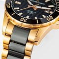 Jacques Lemans Jacques Lemans Hybromatic 1-2222D hybromatic австрийские мужские часы на браслете сталь + pvd + керамика боковой вид