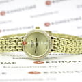 Tissot Tissot Lovely Round T140.009.63.026.00 кварцевые женские часы часы крупный план золотой циферблата
