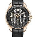 Kenneth Cole Kenneth Cole Automatic KCWGR2220901  KCWGR2220901 механические мужские часы  черный циферблат, браслет кожаный — вид спереди