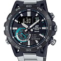 Casio Casio Edifice ECB-40DB-1ADF (ECB-40DB-1A) ECB ECB-40DB-1A кварцевые мужские часы серый циферблат, браслет нержавеющая сталь — вид спереди