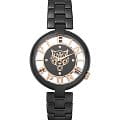 Plein Sport Plein Sport Tiger Luxe PSMBA0523  PSMBA0523 кварцевые женские часы золотой циферблат, браслет сталь с ip покрытием — вид спереди