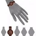 Оригинальные часы Anne Klein Anne Klein 4036BMBN кварцевые калибр механизма  общий вид