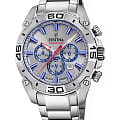 Festina Festina Chrono Bike F20543/1  F20543/1 кварцевые мужские часы  серебристый циферблат, браслет нержавеющая сталь — вид спереди