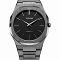 D1 Milano D1 Milano Ultra Thin UTBJ41  UTBJ41 кварцевые мужские часы черный циферблат, браслет нержавеющая сталь с pvd-покрытием — вид спереди