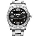 Breitling Breitling Aerospace EVO E79363101B1E1  E79363101B1E1 кварцевые мужские часы черный циферблат, браслет титановый — вид спереди