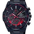 Casio Casio Edifice EQB-1000HR-1A EQB EQB-1000HR-1A кварцевые мужские часы черный циферблат, браслет сталь с ip покрытием — вид спереди