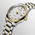Longines Longines Master Collection L2.128.5.77.7, master collection швейцария женские часы на браслете нержавеющая сталь + золото 18к боковой вид